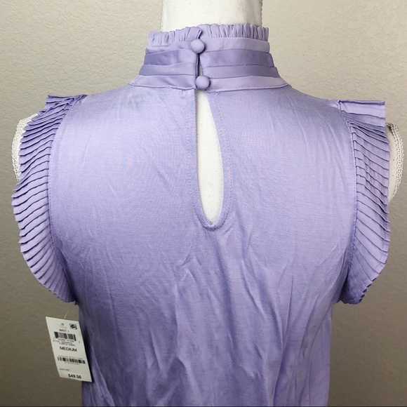 INC Pleated Knit Sleeveless Top - Picture 6 of 8